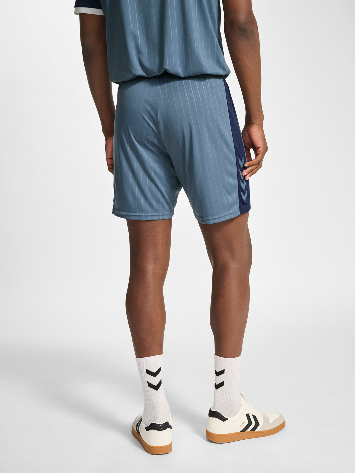 hmlPULSE STRIPE BLOCKED SHORTS