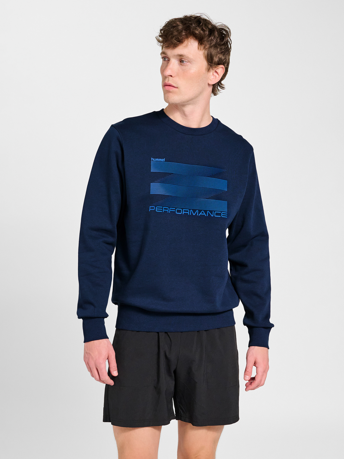 hmlGRAPHIC CREWNECK