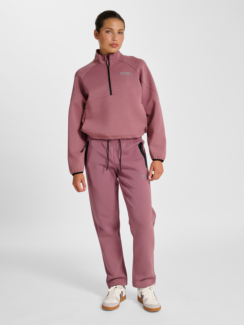 hmlTECH FLEECE WOMEN BOXY HALF ZIP