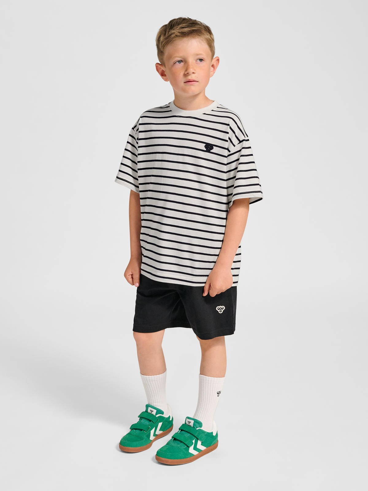 hmlJR LOOSE STRIPED T-SHIRT S/S BEE