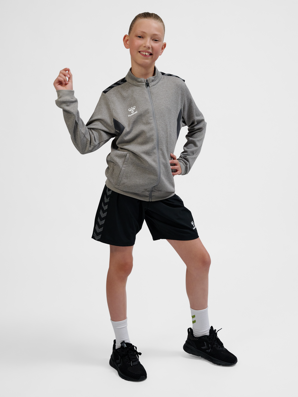 hmlAUTHENTIC PL ZIP JACKET KIDS