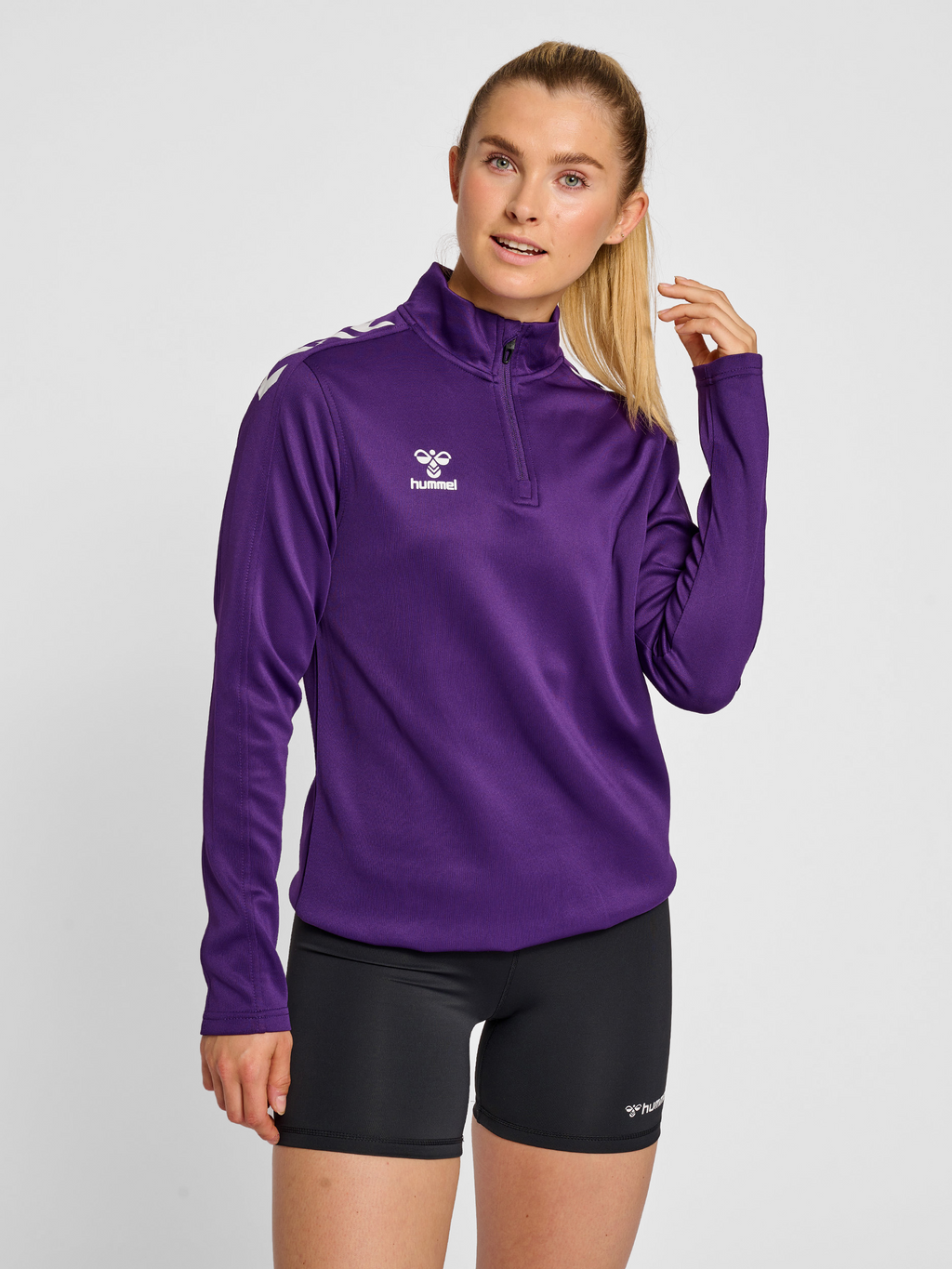 hmlCORE XK HALF ZIP SWEAT WOMAN