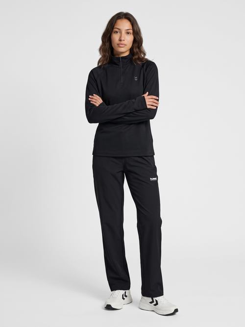hmlPULSE W HALF ZIP MIDLAYER