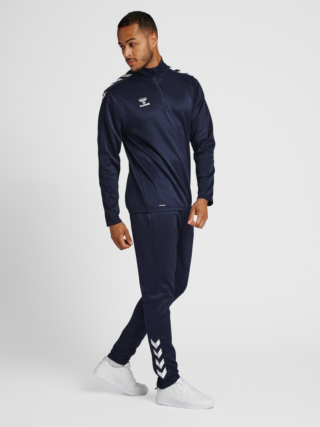 hmlCORE XK HALF ZIP POLY SWEAT