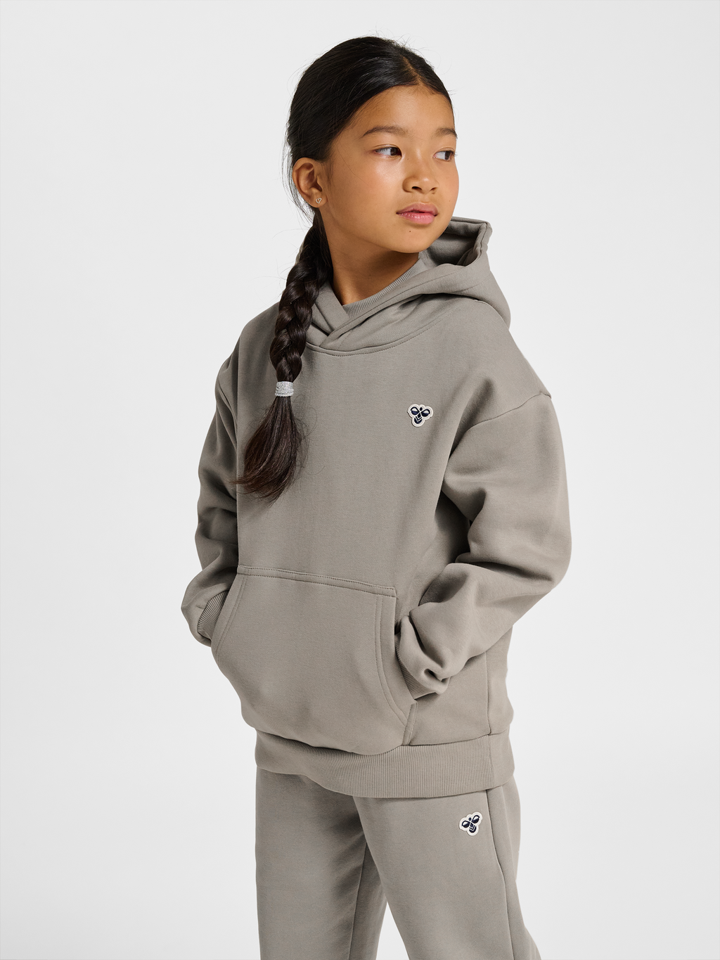 hmlJR LOOSE HOODIE BEE