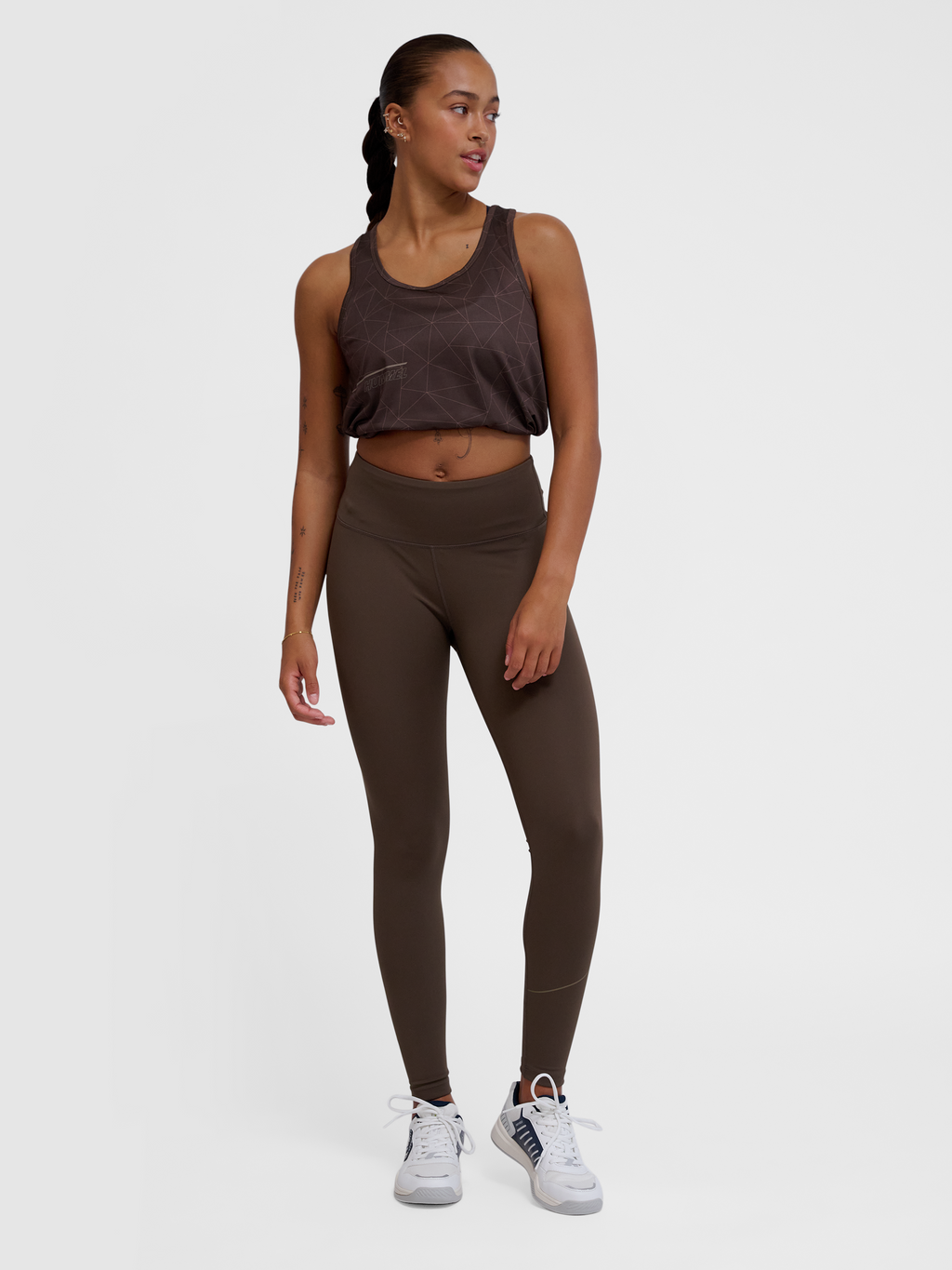 hmlCOURT MID WAIST POCKET TIGHTS W