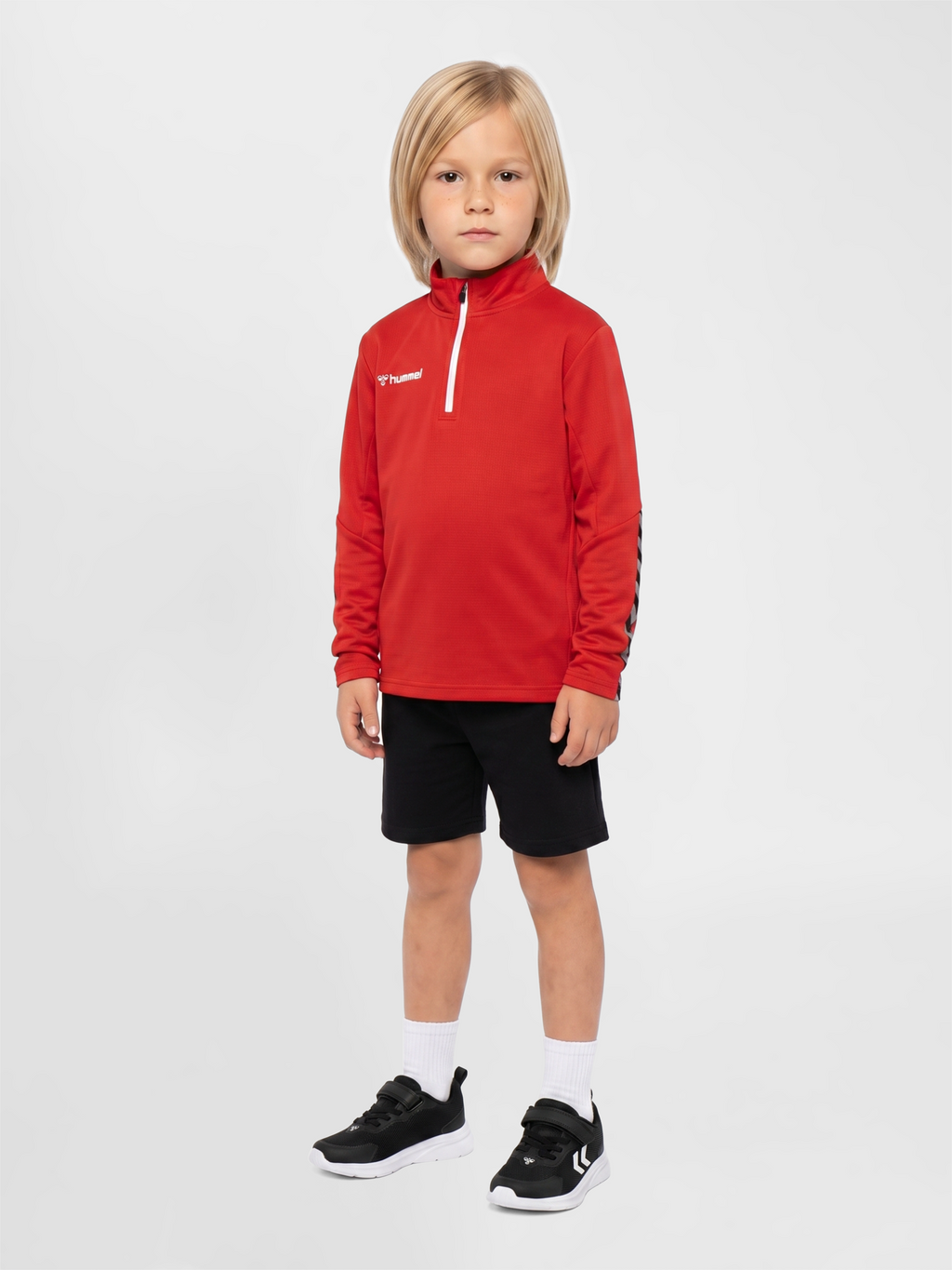 hmlAUTHENTIC KIDS HALF ZIP SWEATSHI