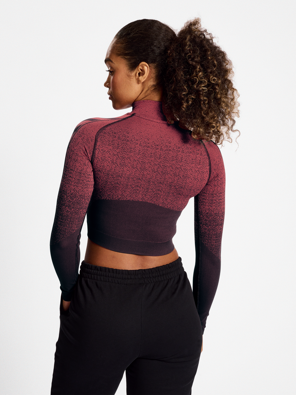 hmlMT FADE SEAMLESS HALF ZIP