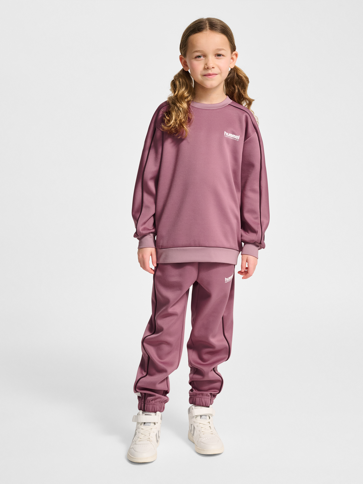 hmlJR INTERLOCK CREWNECK