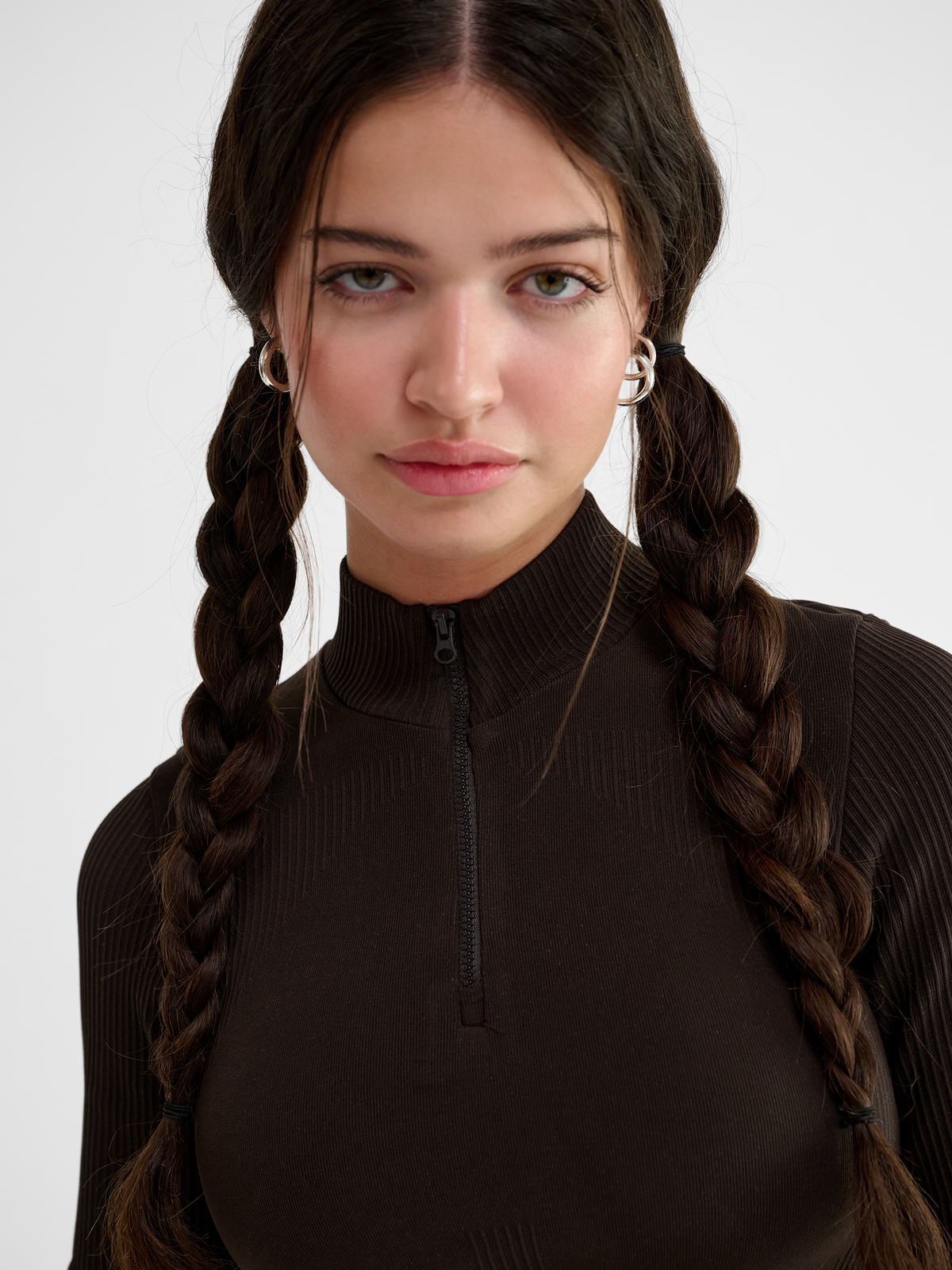 hmlKNITTED WOMENS ZIP TOP