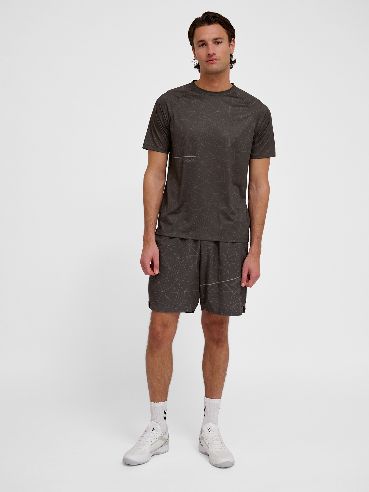 hmlCOURT AOP LIGHT WEIGHT T-SHIRT
