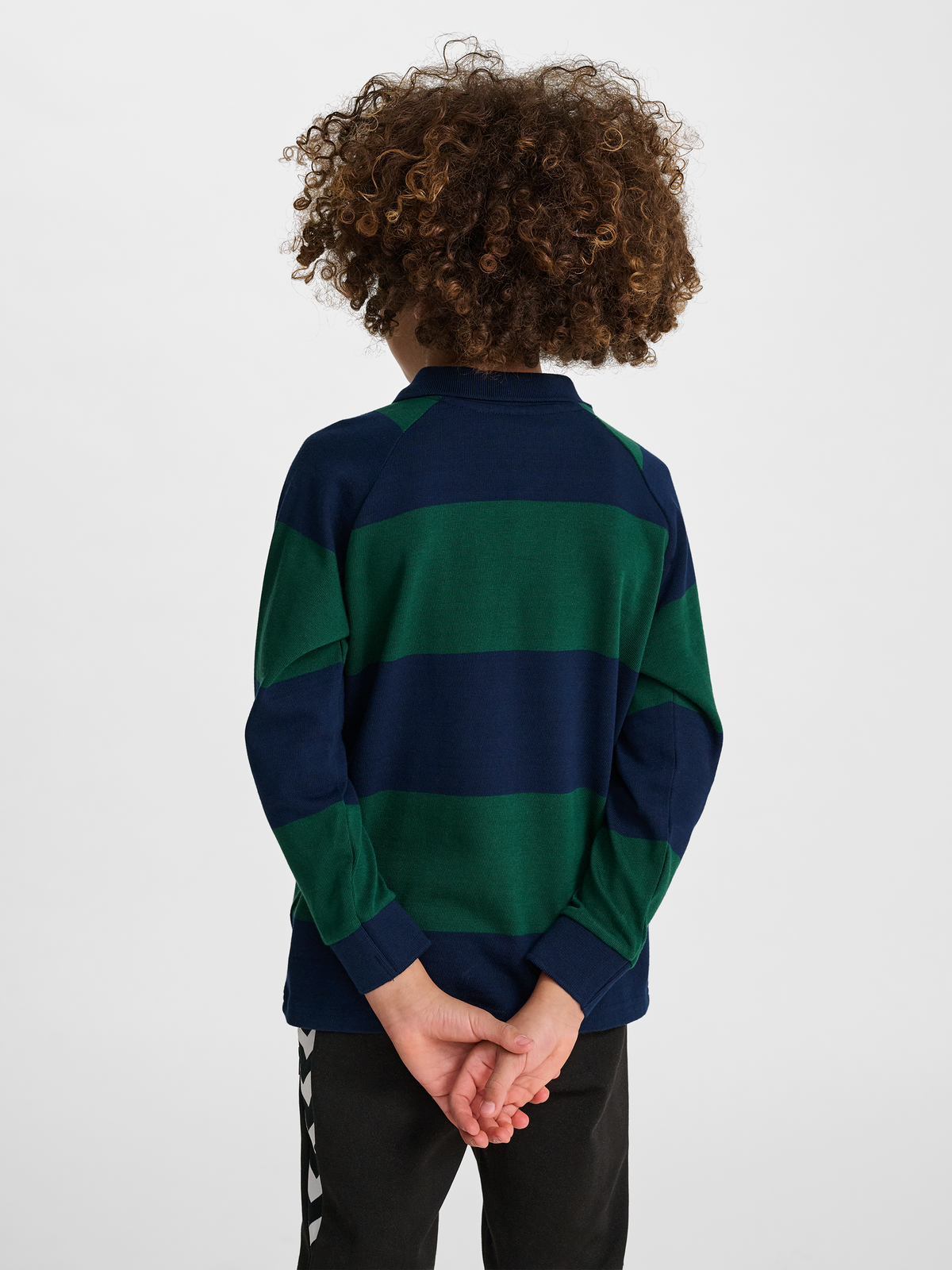 hmlJR LOOSE STRIPED POLO L/S