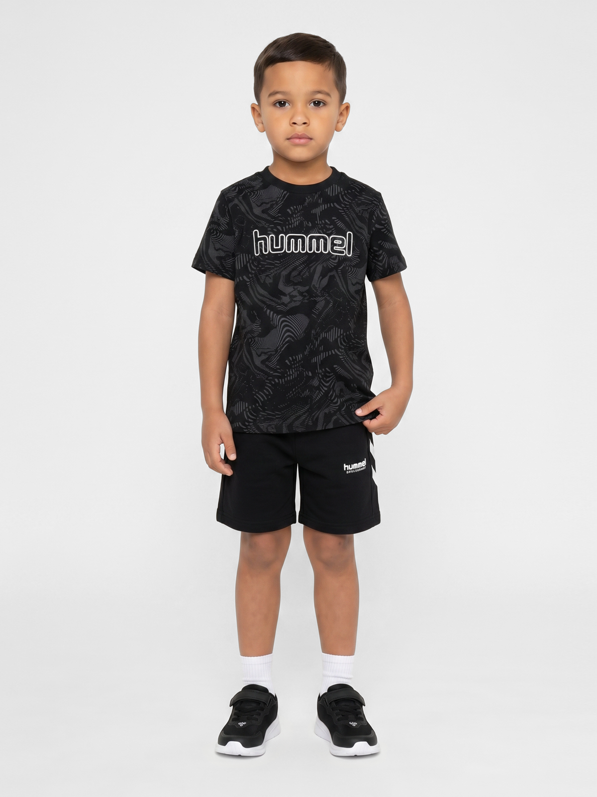 hmlJR AOP LOGO T-SHIRT