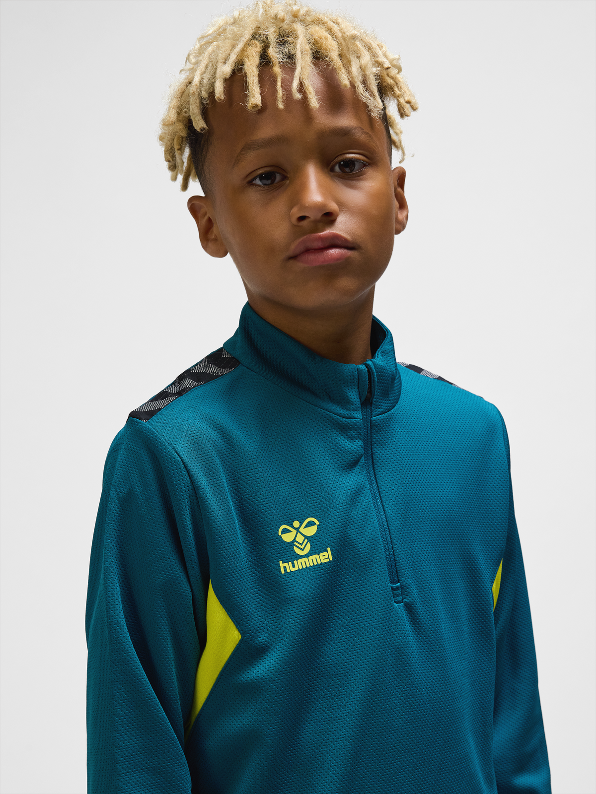 hmlAUTHENTIC HALF ZIP SWEAT KIDS