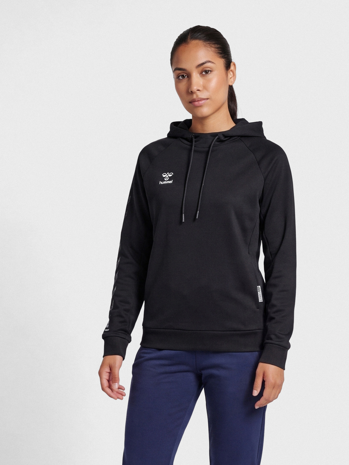 hmlMOVE GRID COTTON HOODIE WOMAN