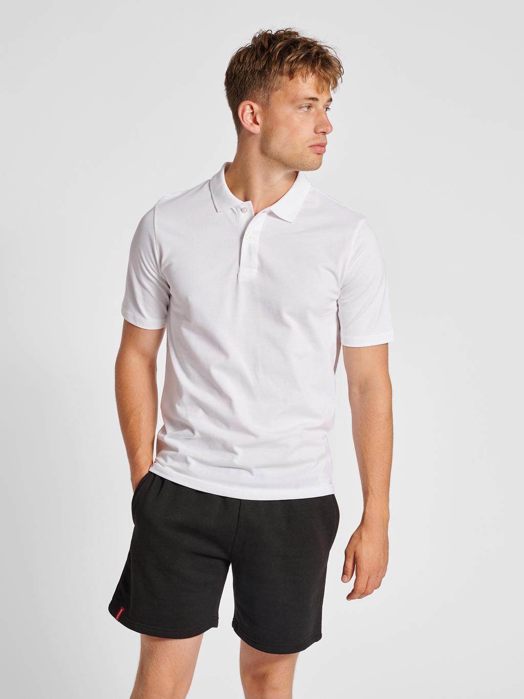 hmlRED CLASSIC POLO