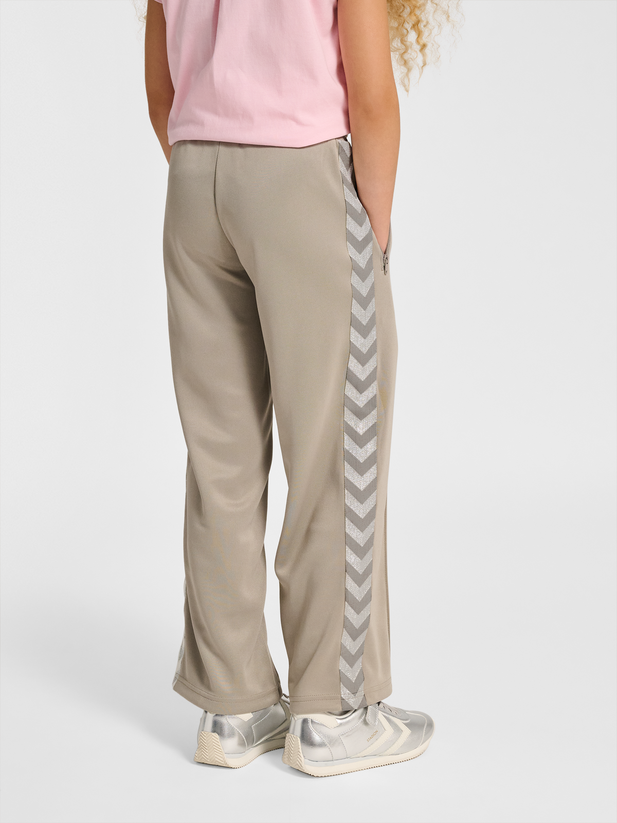 hmlJR WIDE LEG POLY TAPE PANTS