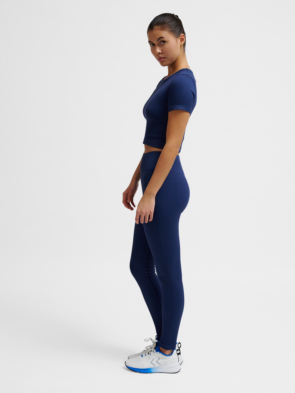 hmlPULSE SEAMLESS RIB MW TIGHTS