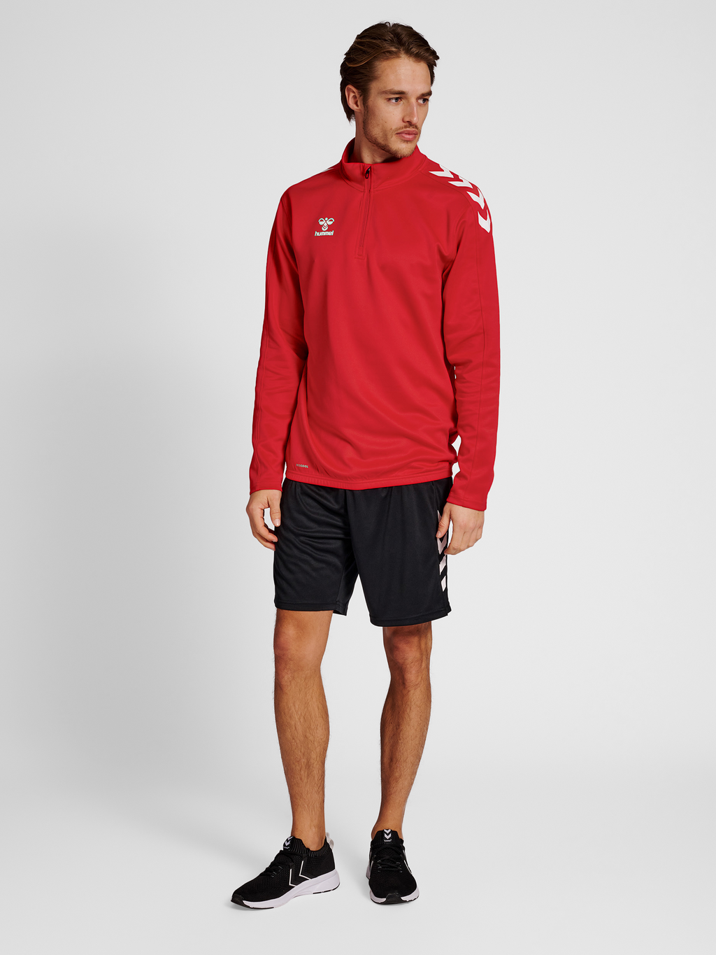 hmlCORE XK HALF ZIP POLY SWEAT