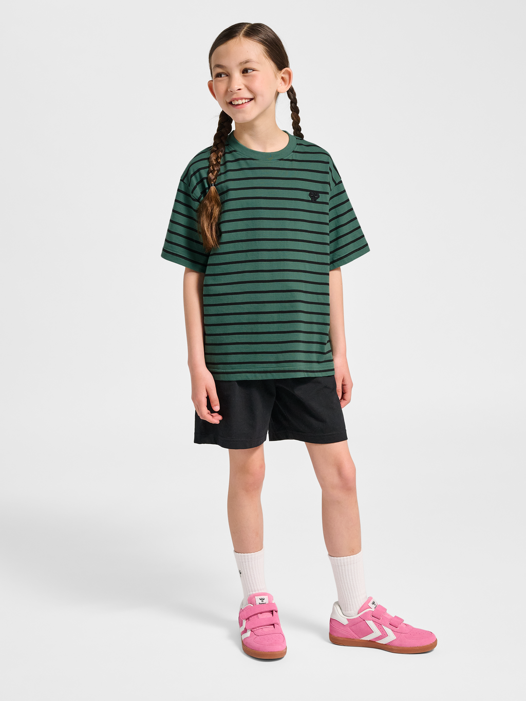 hmlJR LOOSE STRIPED T-SHIRT S/S BEE