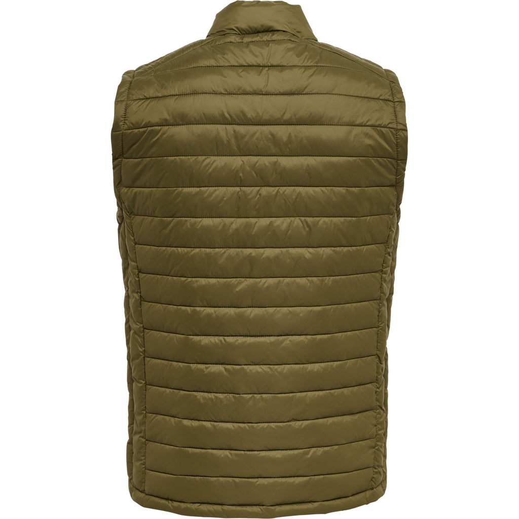 hmlRED QUILTED WAISTCOAT