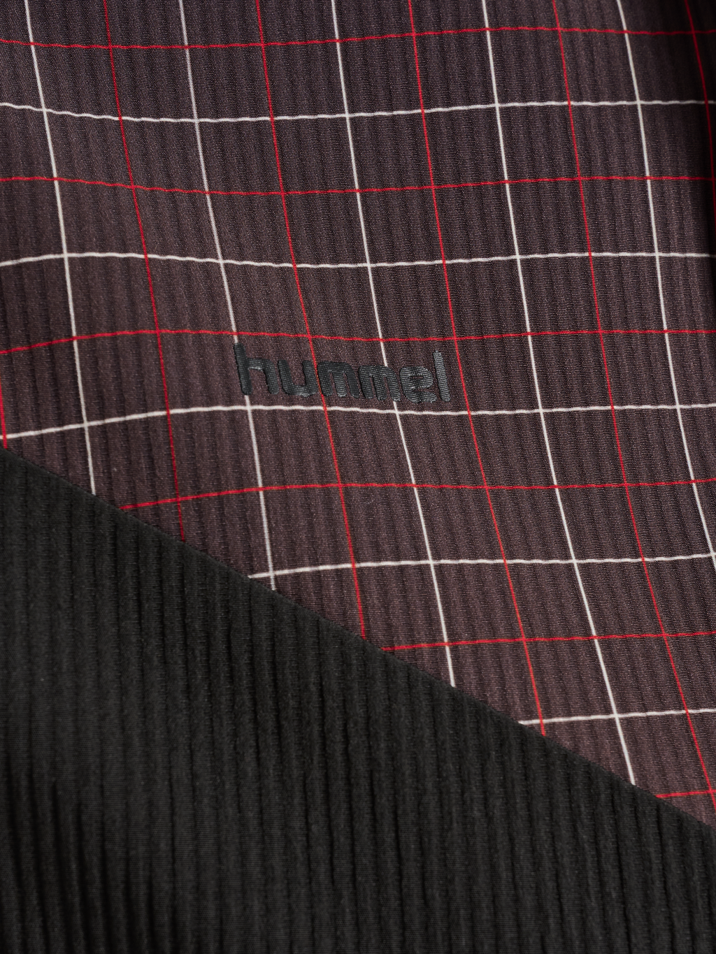 hmlI-D FUNNEL NECK CHECK JACKET