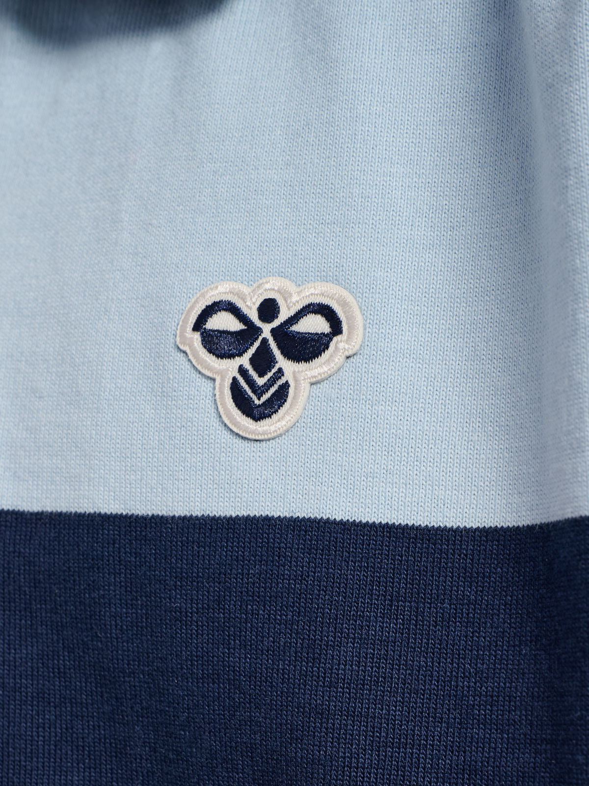 hmlJR LOOSE STRIPED POLO S/S BEE