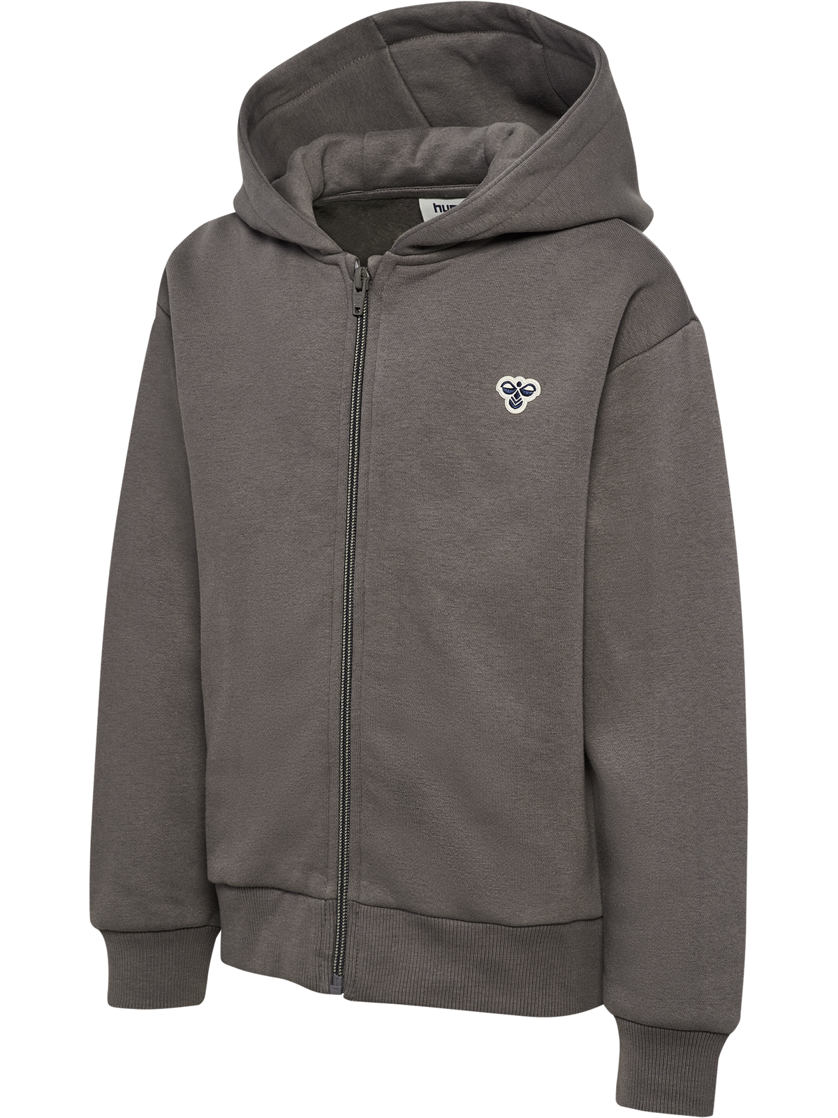 hmlJR LOOSE ZIP HOODIE BEE