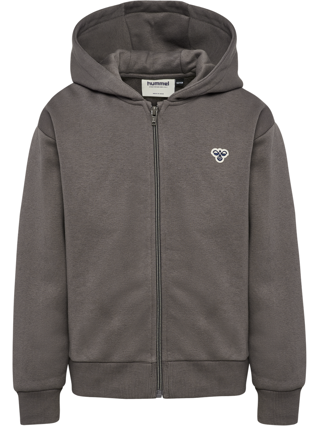 hmlJR LOOSE ZIP HOODIE BEE