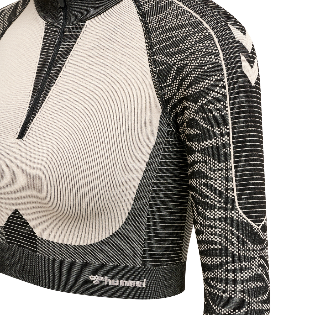 hmlMT MILA SEAMLESS CROP HALF ZIP
