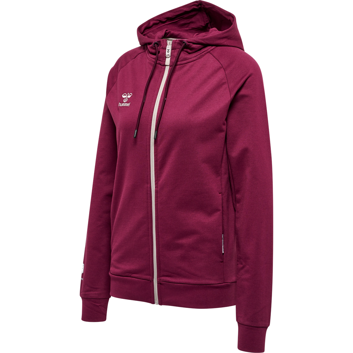 hmlMOVE GRID COTTON ZIP HOODIE WOMA
