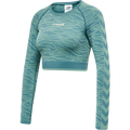 hmlMT SAGA SEAMLESS CROP T-SHIRT LS