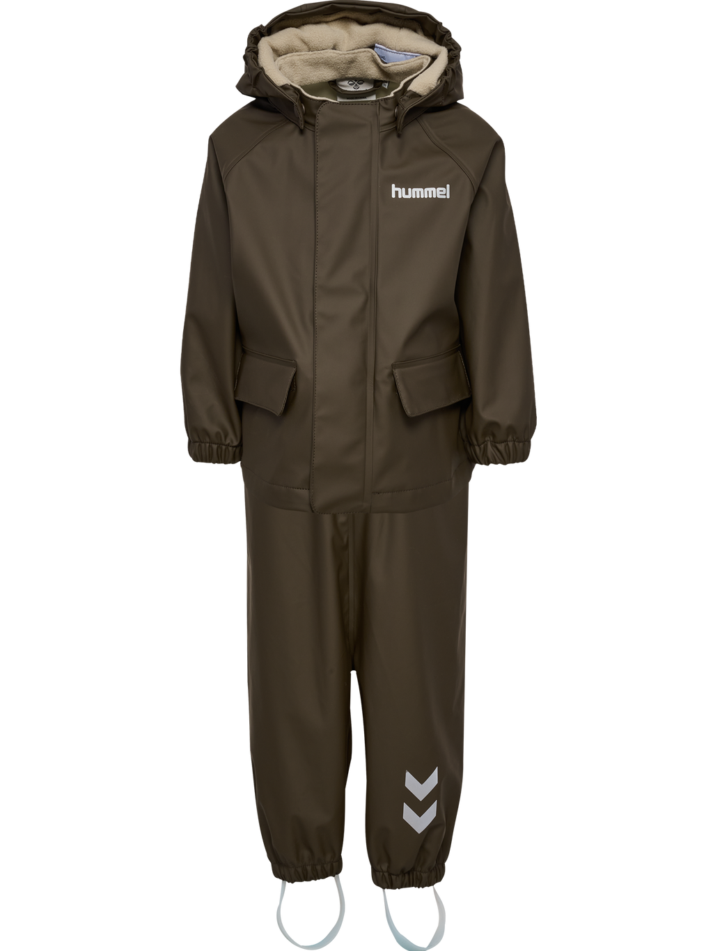 hmlSOLO PU RAIN BIB SET