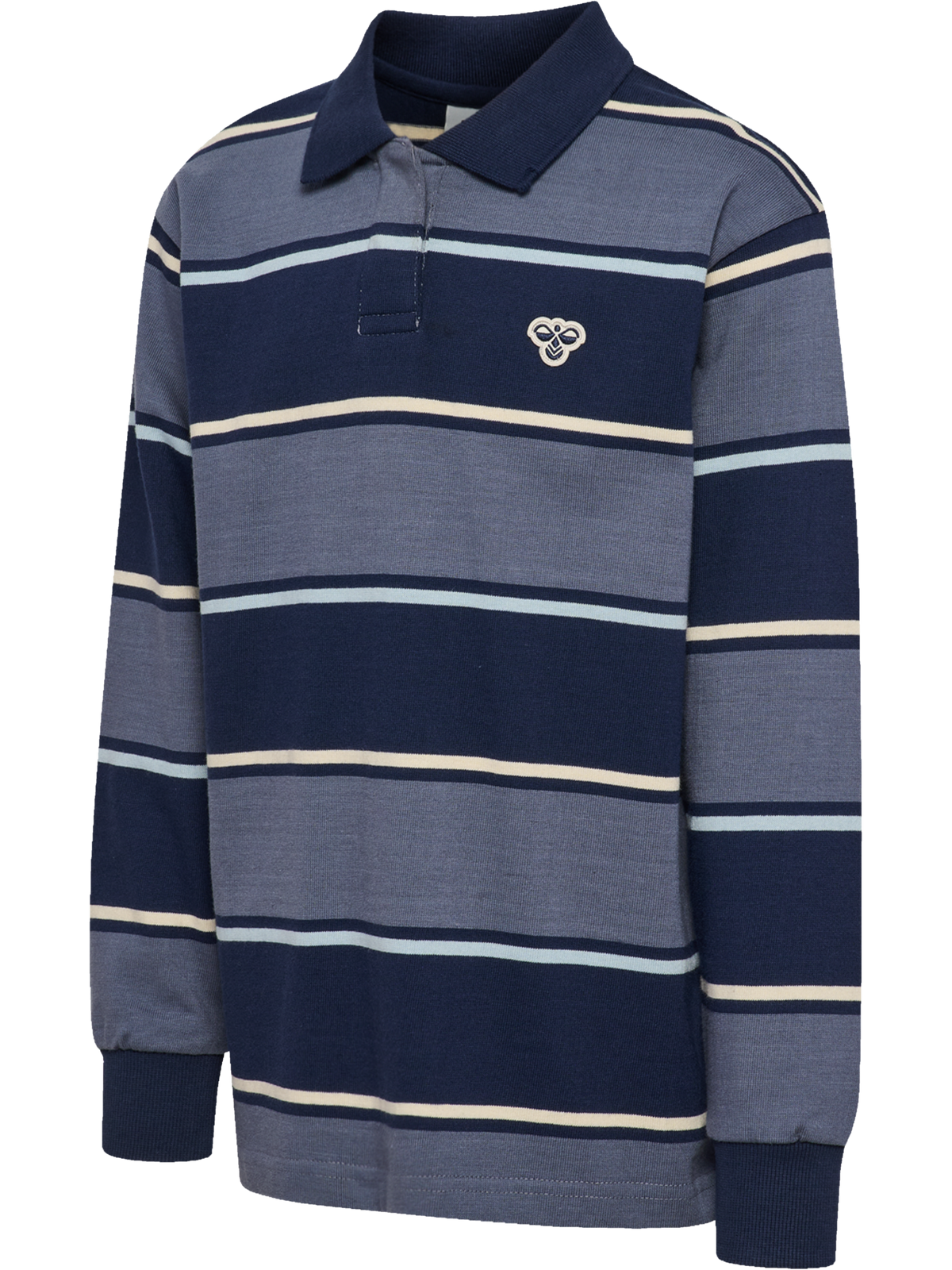 hmlJR LOOSE STRIPED POLO L/S