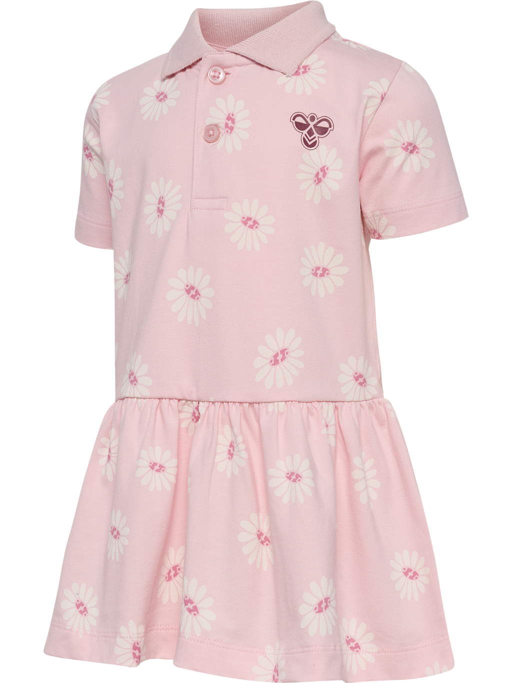 hmlMINI REG FLOWER POLO DRESS S/S