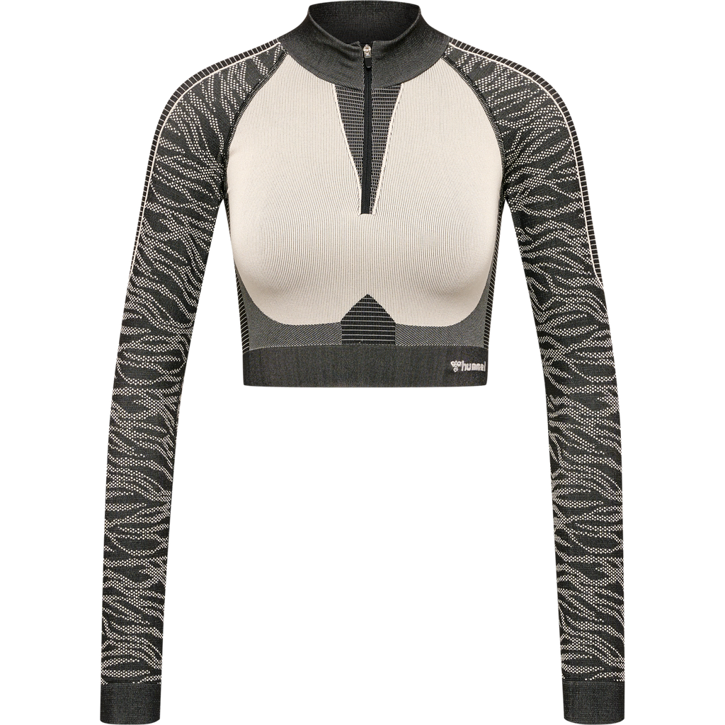 hmlMT MILA SEAMLESS CROP HALF ZIP