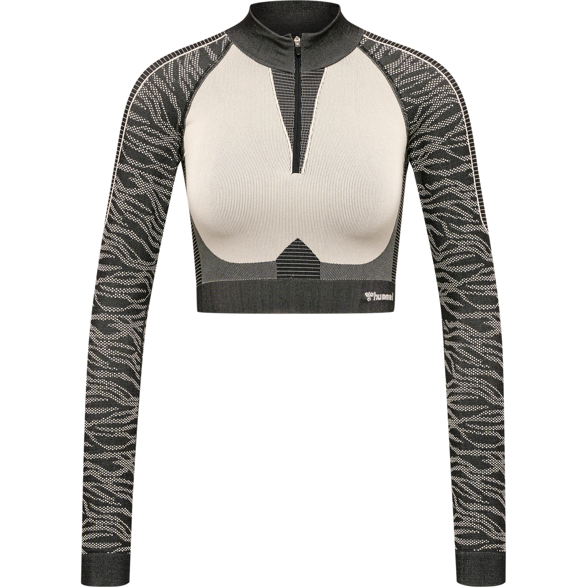 hmlMT MILA SEAMLESS CROP HALF ZIP