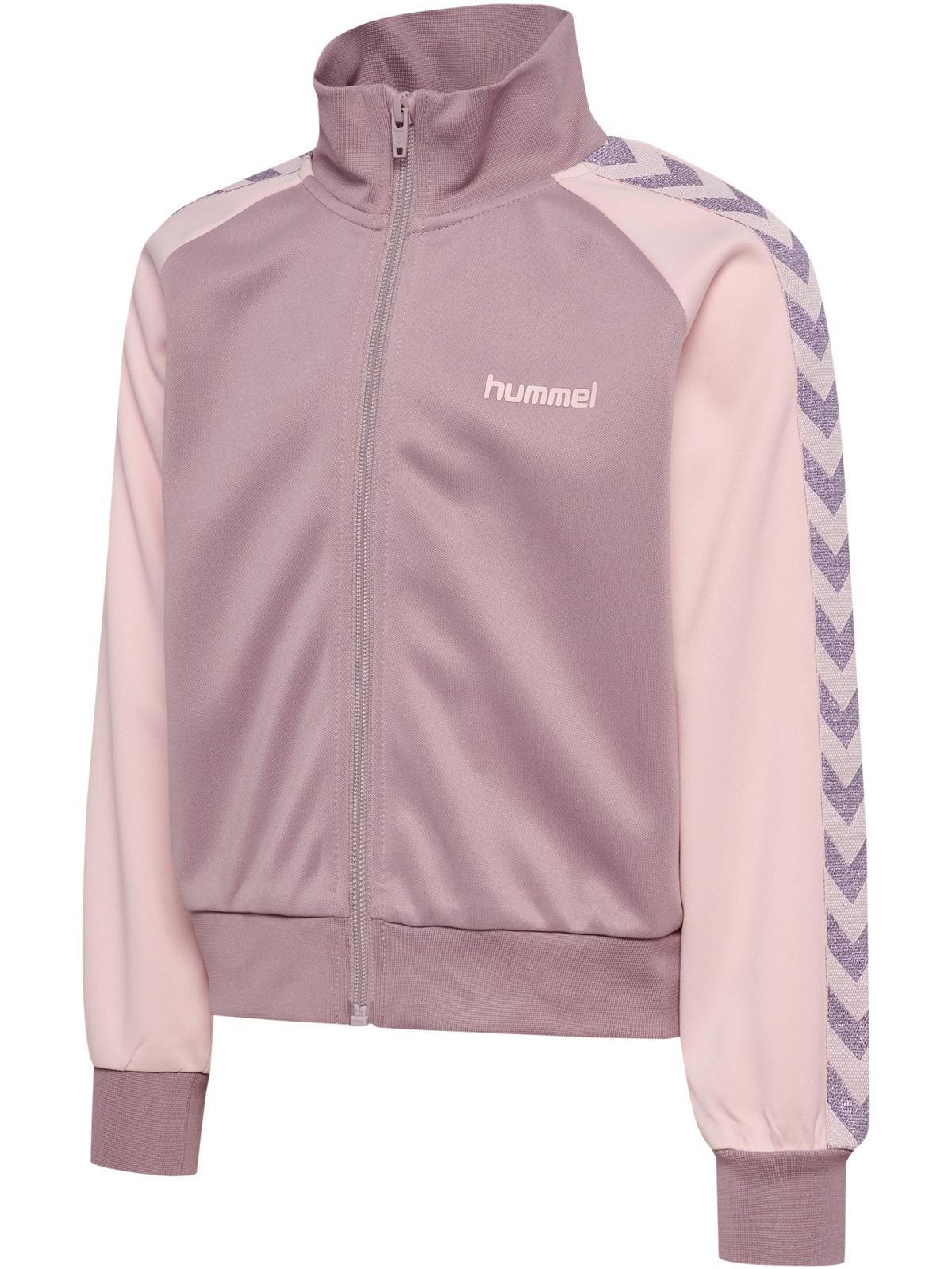 hmlJR REG POLY TAPE ZIP JACKET