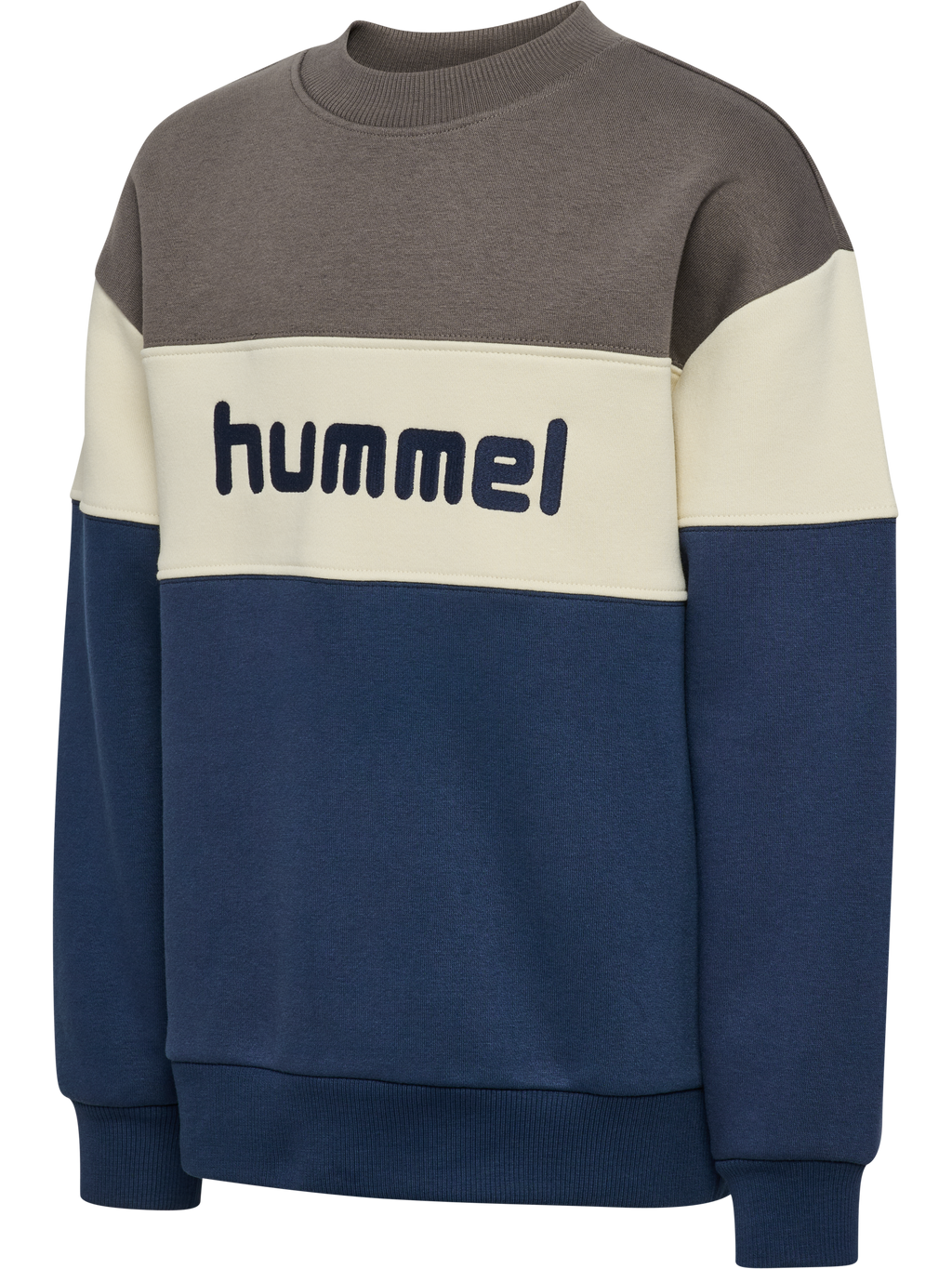 hmlJR LOOSE BLOCK CREWNECK